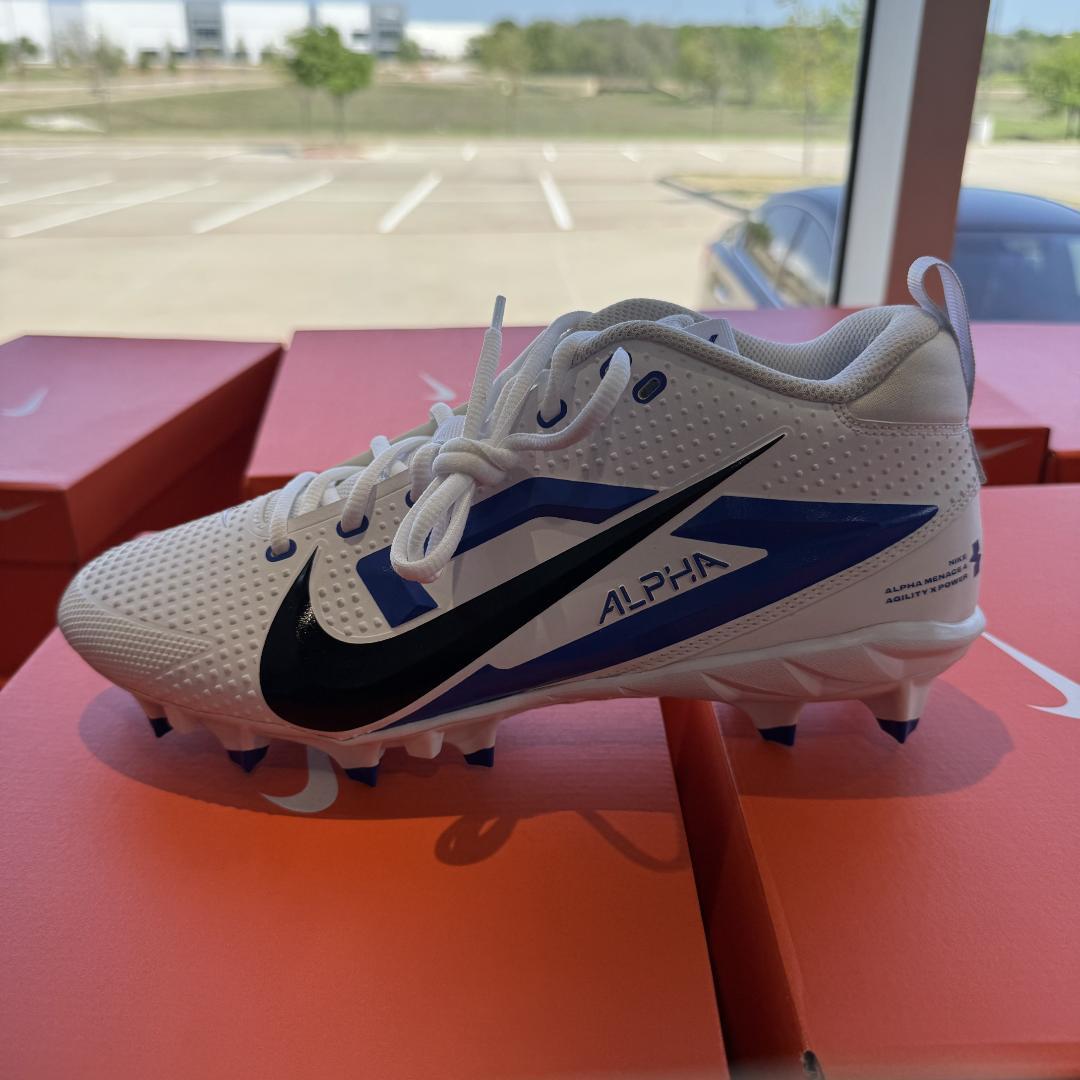 NIKE ALPHA スパイク 白/青 箱付き 28.5cm
