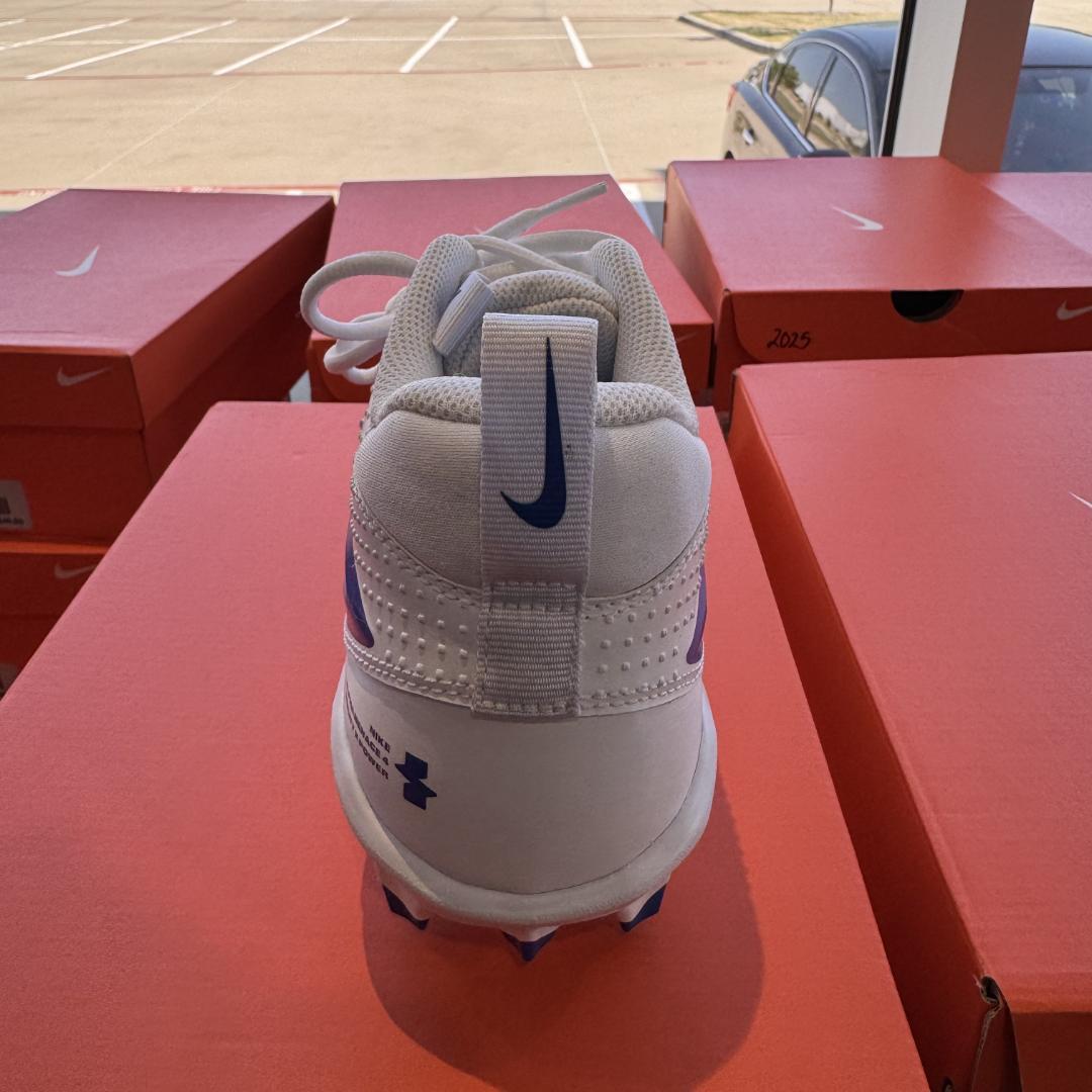 NIKE ALPHA スパイク 白/青 箱付き 28.5cm