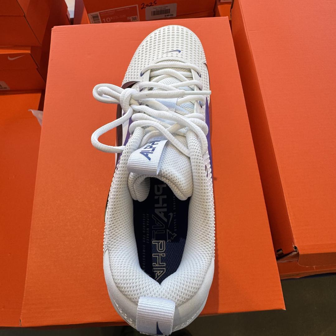 NIKE ALPHA スパイク 白/青 箱付き 28.5cm