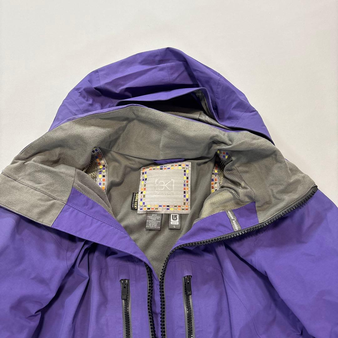 バートンAK スノボジャケット L ゴアテックス　パープル　2LSTAGGER