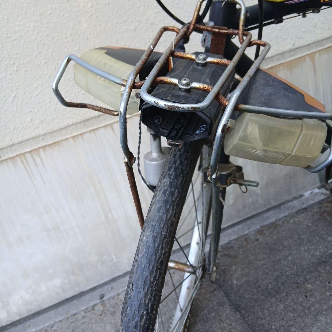 引き取り歓迎 SANYO シティサイクル デジタルメーター付き 黒