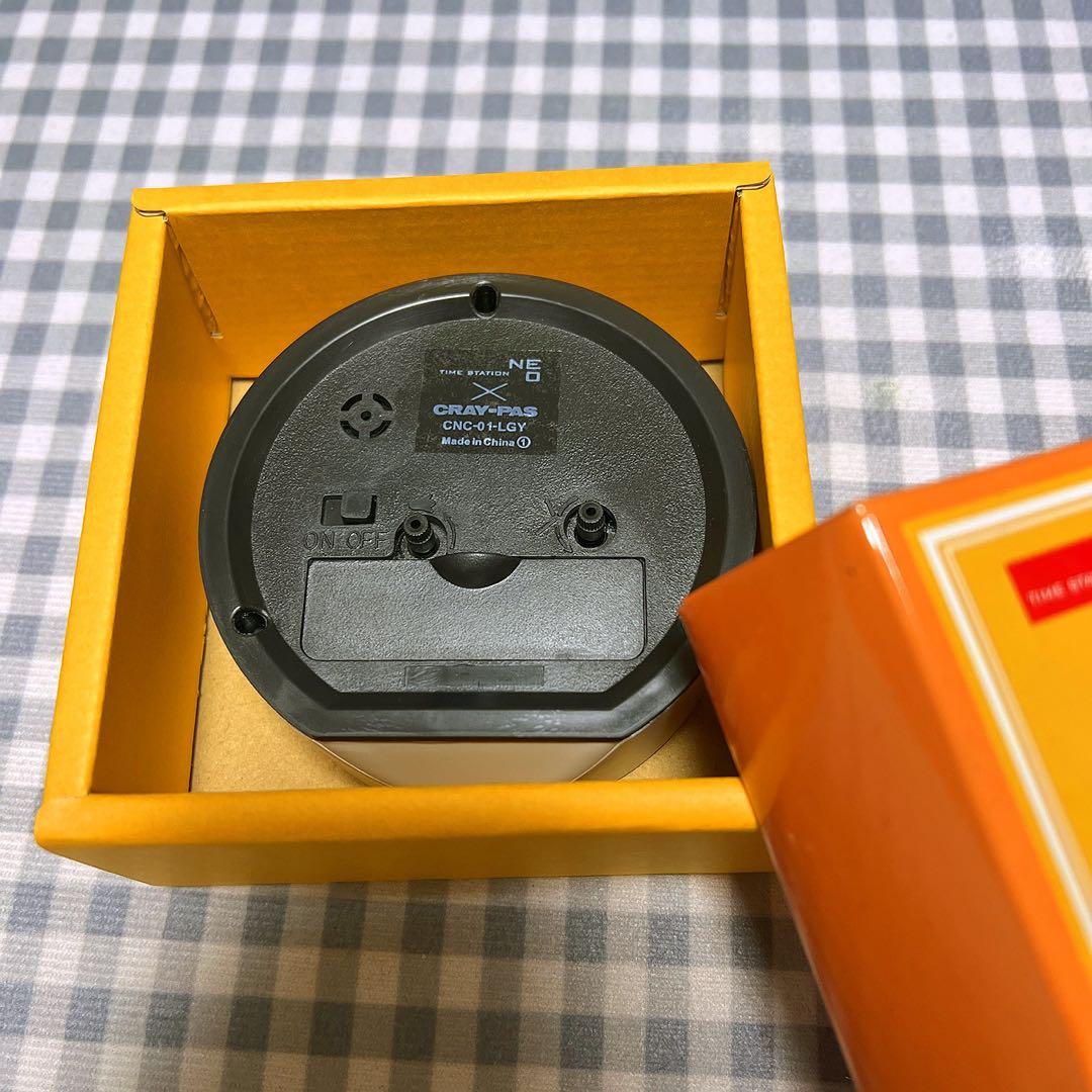 【新品❗️箱、保証書あり】サクラクレパス　置き時計　時計　クレパス