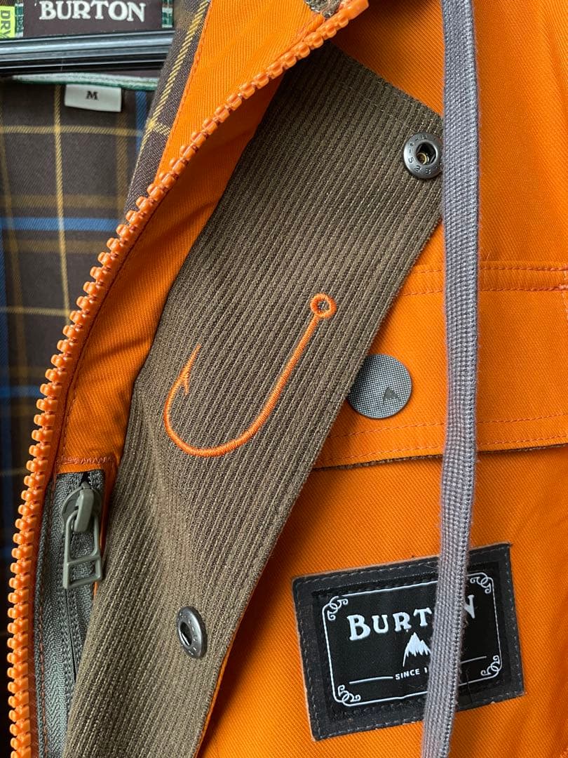 BURTON スノーボードウェア M オレンジ