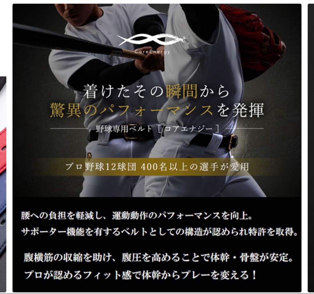 CoreEnergy ブラックベルト ゴールドバックル