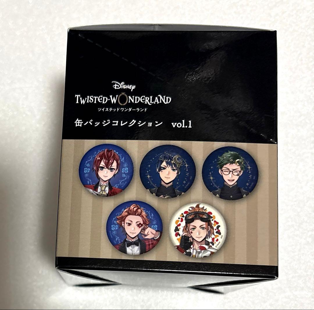 ツイステ展 缶バッジコレクションvol.1 BOX リドル レオナ アズール