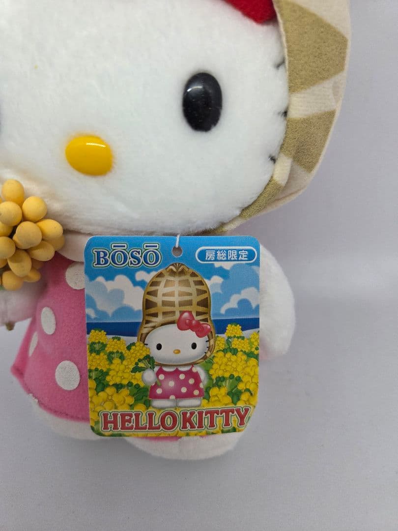 ハローキティ　ご当地ぬいぐるみ 房総限定落花生バージョン