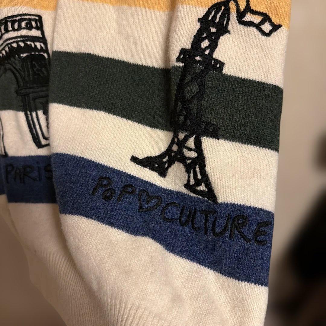ストライプニットセーター CASTELBAJAC未使用XLサイズ