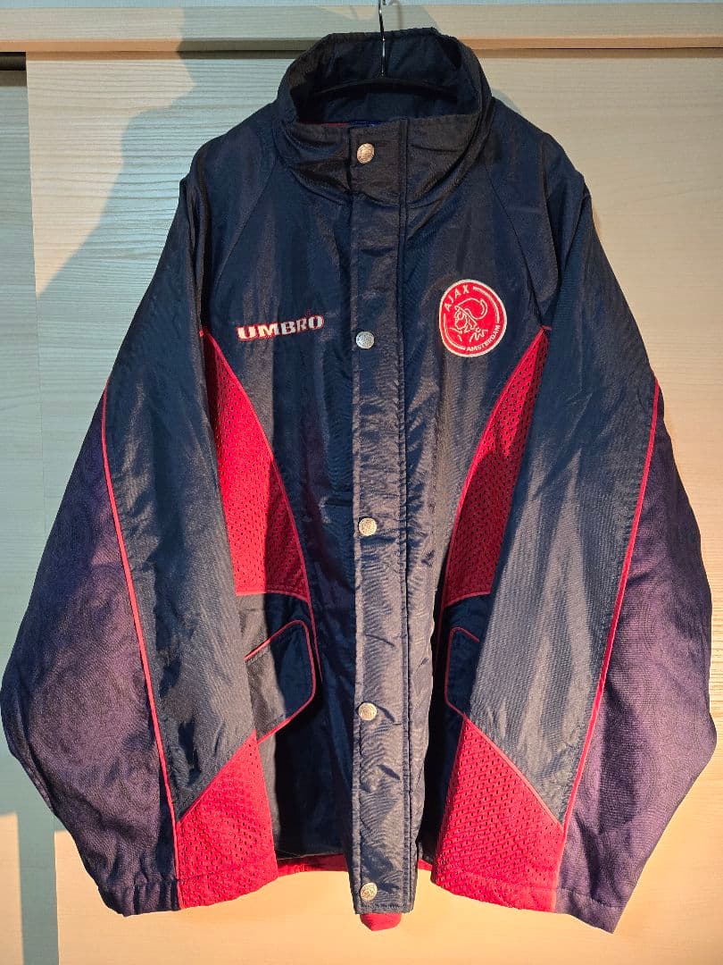 【希少】90s UMBRO × アヤックス 黄金期 公式ジャケット 中綿