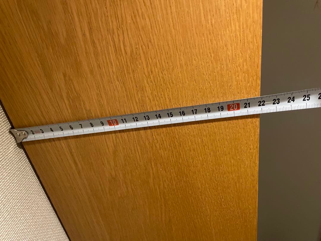 無印良品 オーク材 薄型ラック 奥行22cm