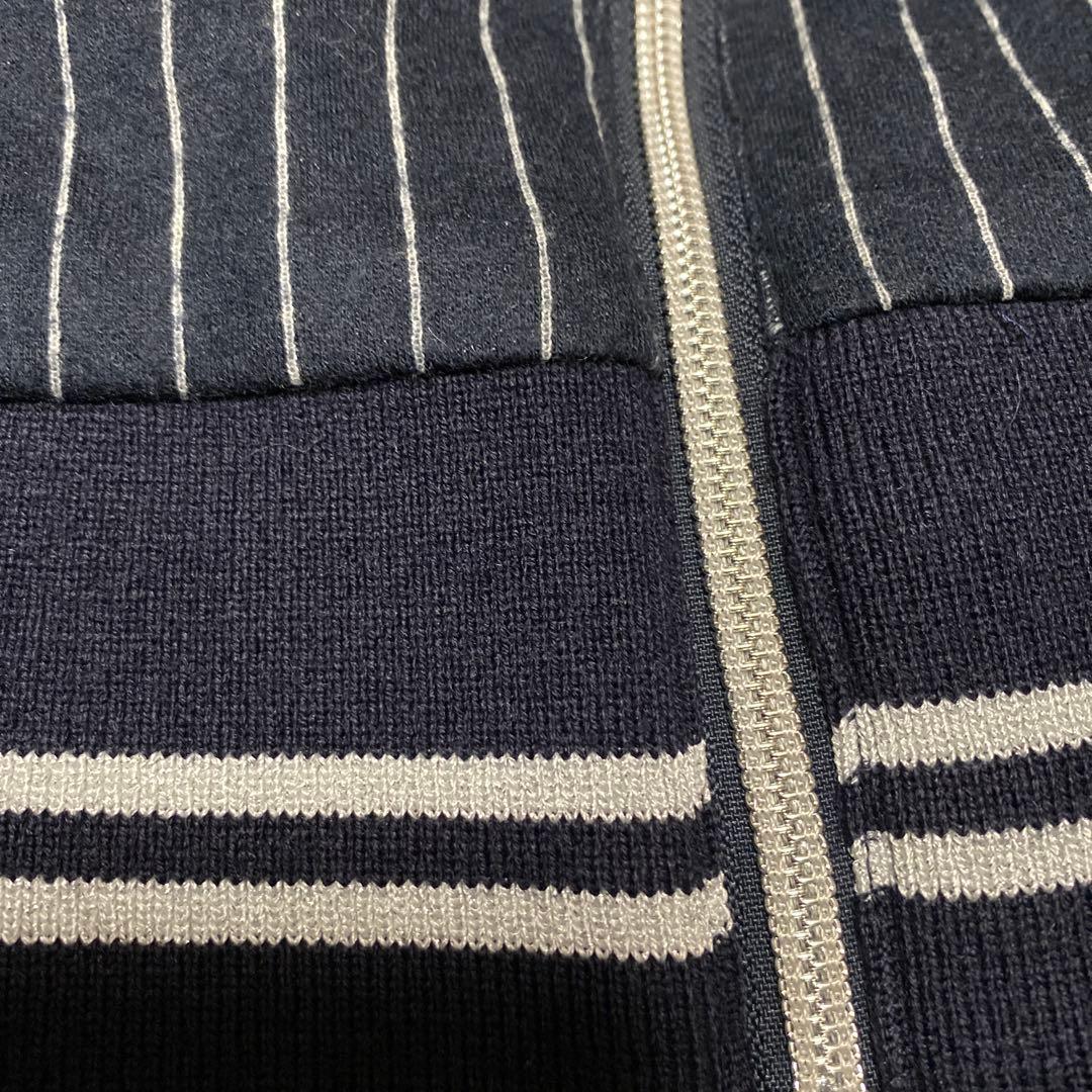 BEAMS GOLF ビームスゴルフ 中綿ワンピース ストライプ柄 M フードM
