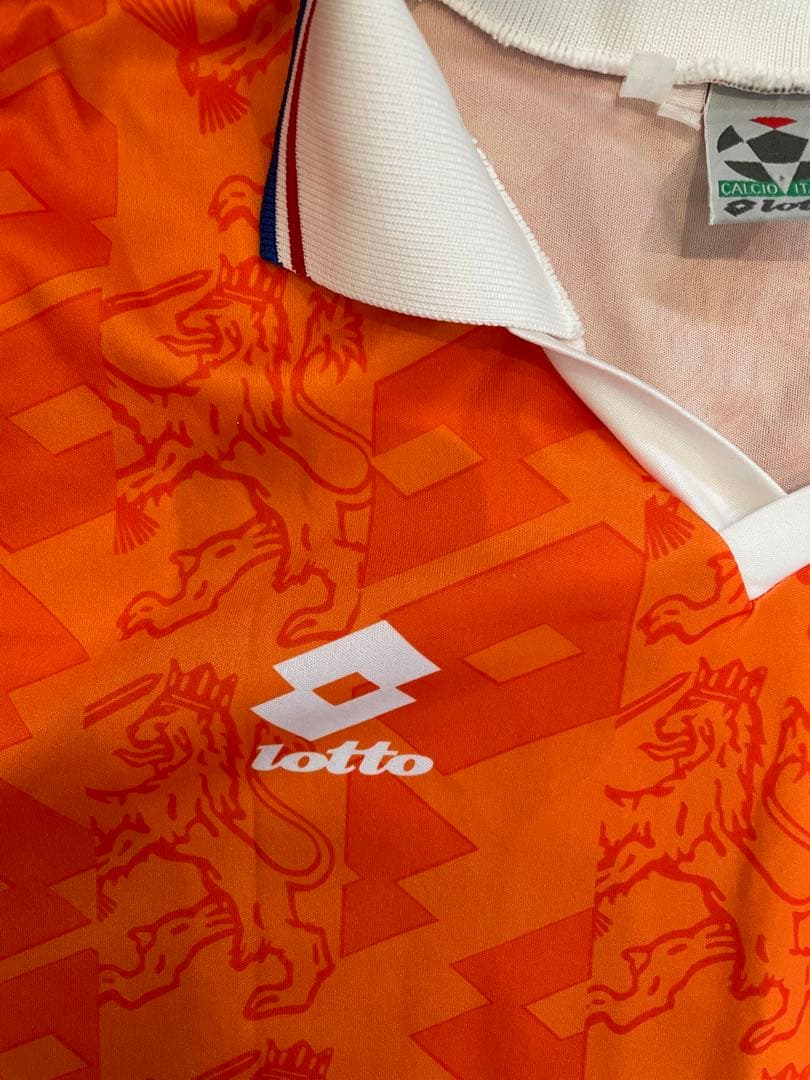 「オランダ代表 ユニフォーム」 90s Lotto Mサイズ