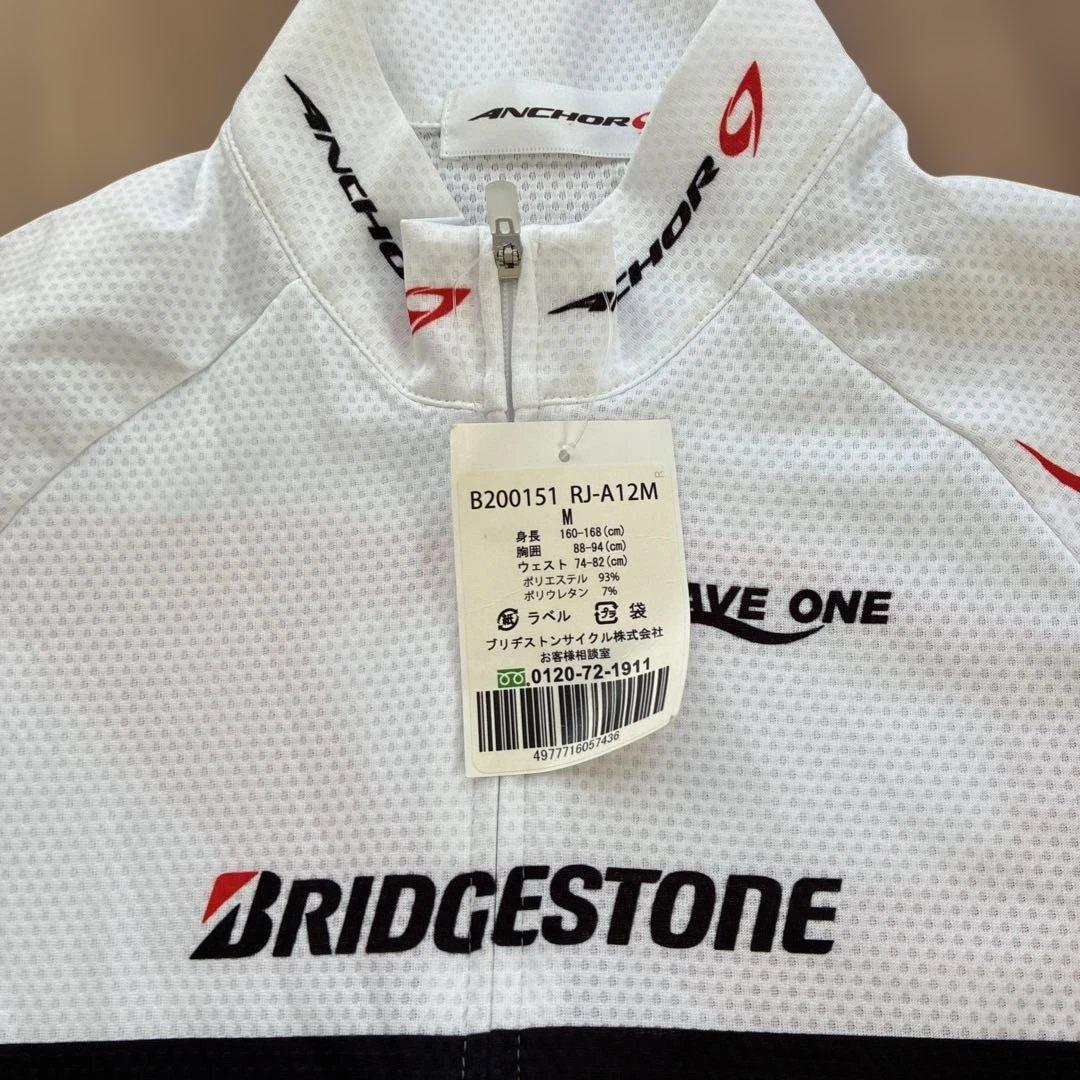 BRIDGESTONE ANCHOR サイクルジャージ ビブショーツセット M