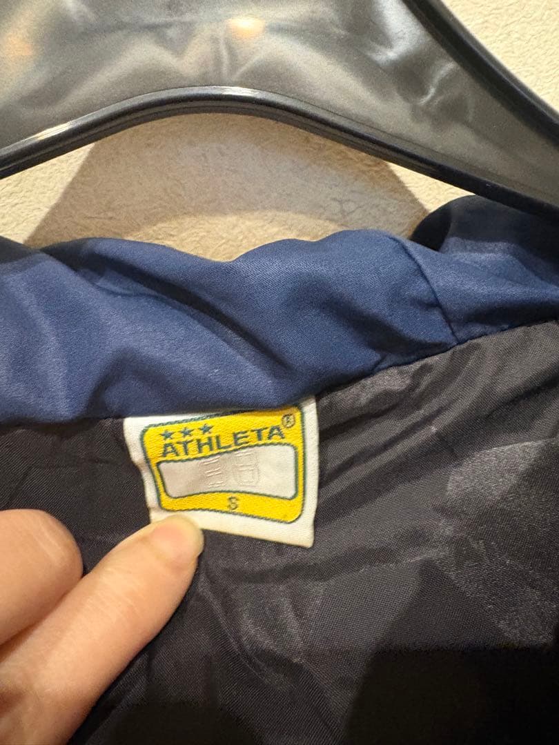 ATHLETA ネイビー ベンチコート　Sサイズ