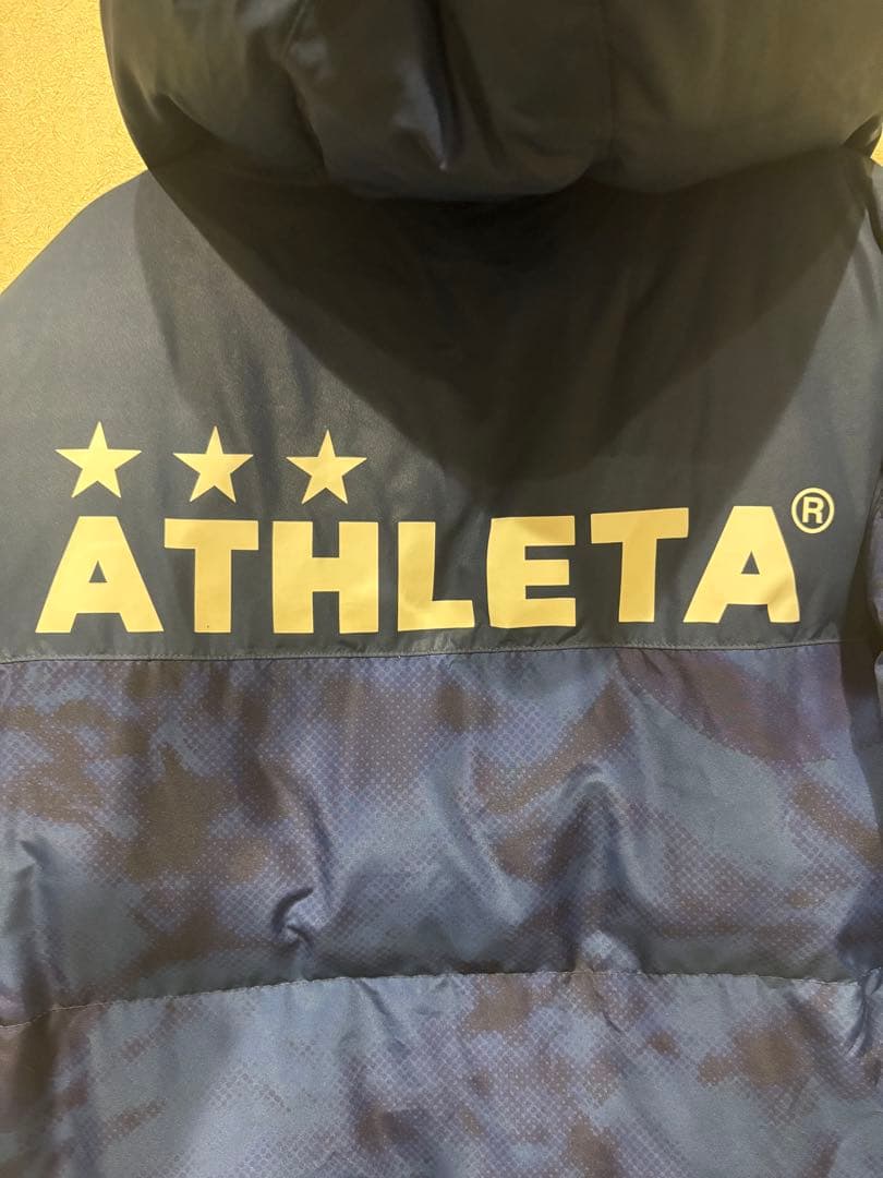 ATHLETA ネイビー ベンチコート　Sサイズ