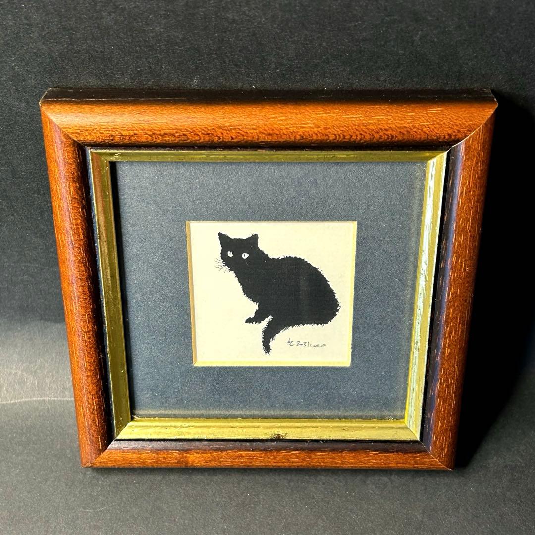 Andrew Cowley ￼版画　猫限定版　シルエット画