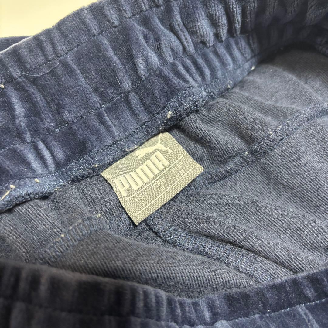 puma ベロア ジャージ セットアップ ブルー