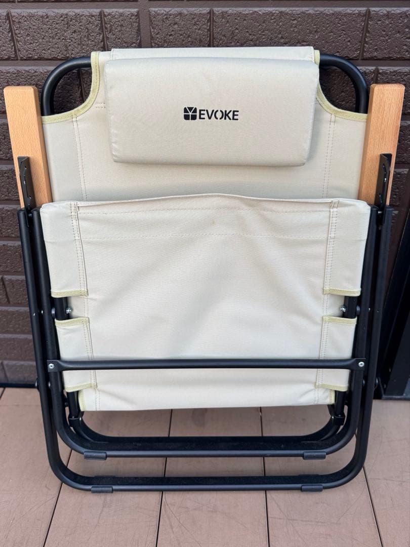 【EVOKE 】フォールディングチェア リクライニング