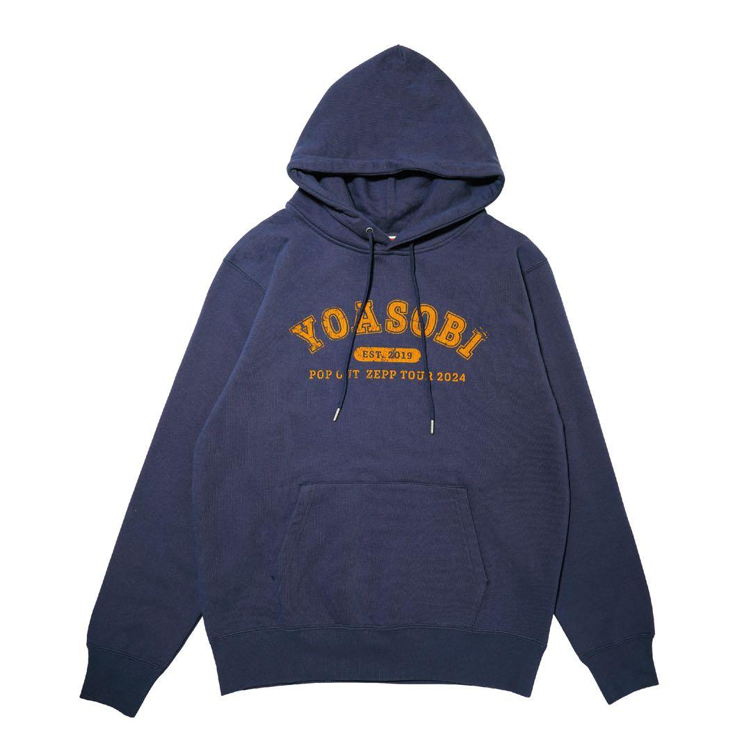 [未使用] YOASOBI Vintage Hoodie ロゴ パーカー L
