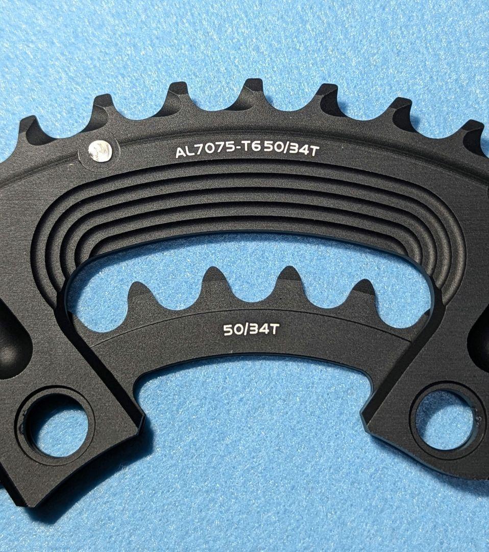 zrace 11s・12s対応　チェーンリング 50T/34T