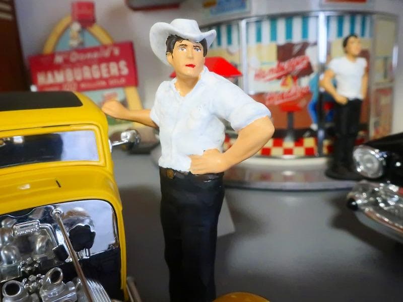 1/18 塗装済完成品 ハリソンフォード アメリカングラフィティ フィギュア
