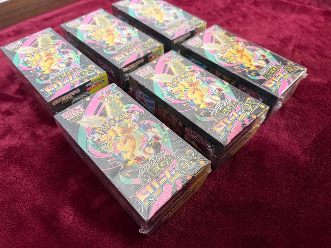 ポケモンカードゲーム MEGAドリームEX シュリンク付きBOX 6箱