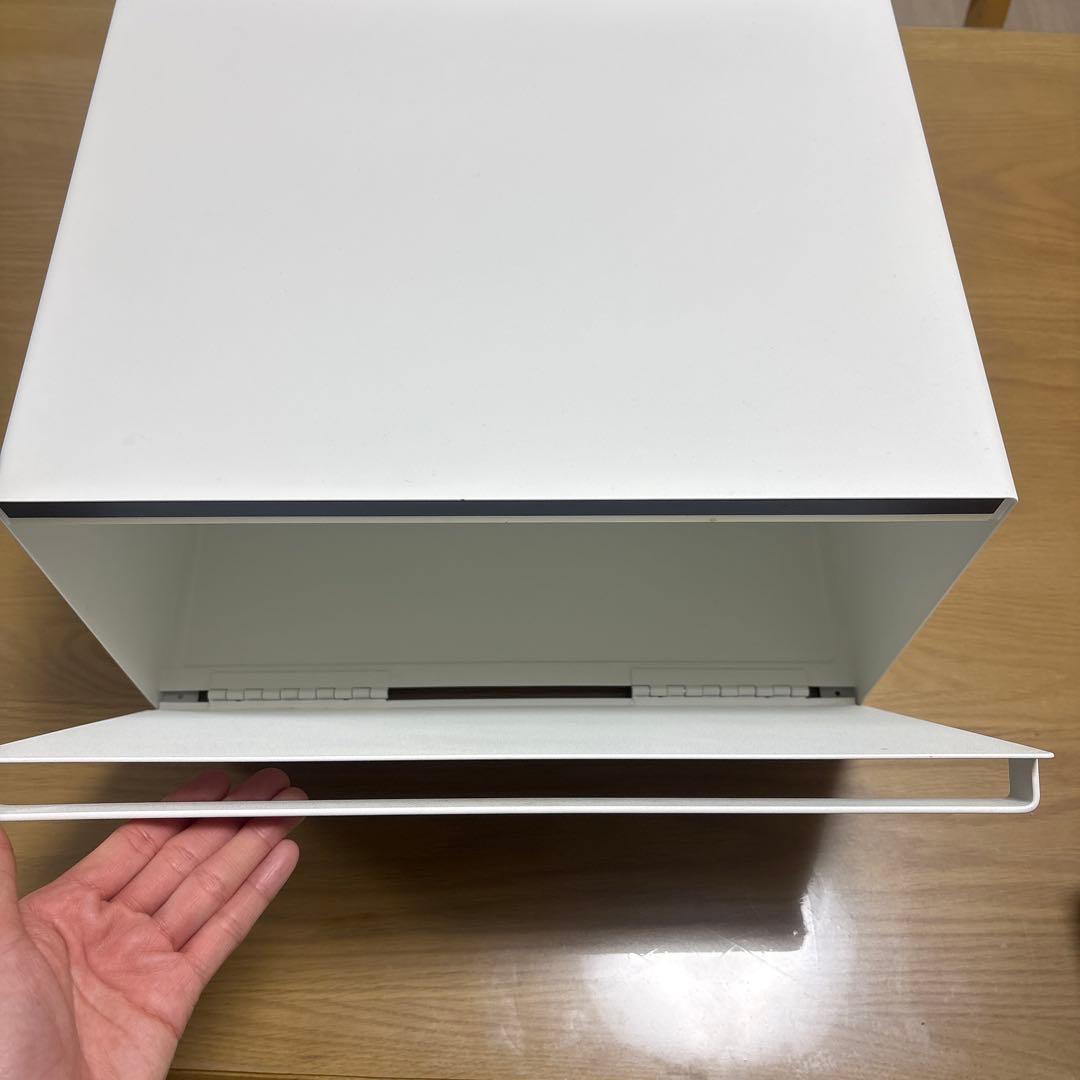 山崎実業　tower ブレッドケース　ホワイト　美品