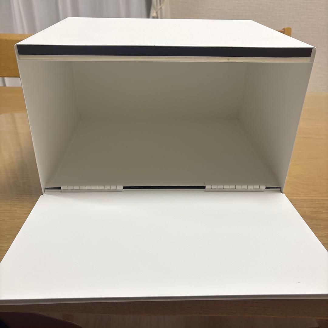 山崎実業　tower ブレッドケース　ホワイト　美品