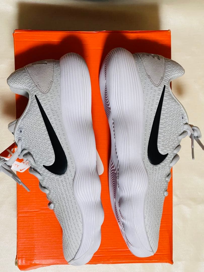 新品27.5CM Nike HYPERDUNK2017 low ウルフグレーロー