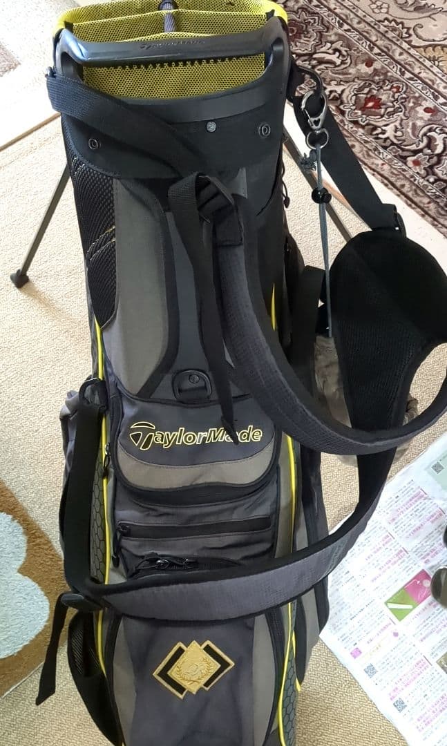 TaylorMade スタンドゴルフバッグ グレー/イエロー
