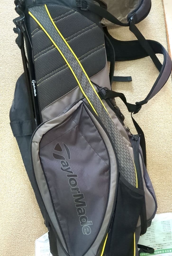 TaylorMade スタンドゴルフバッグ グレー/イエロー