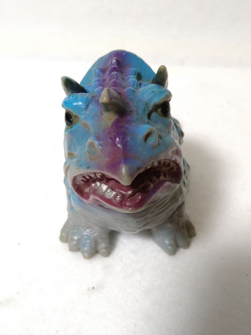 当時物 三浦トーイ トリケラトプス風怪獣 ソフビ