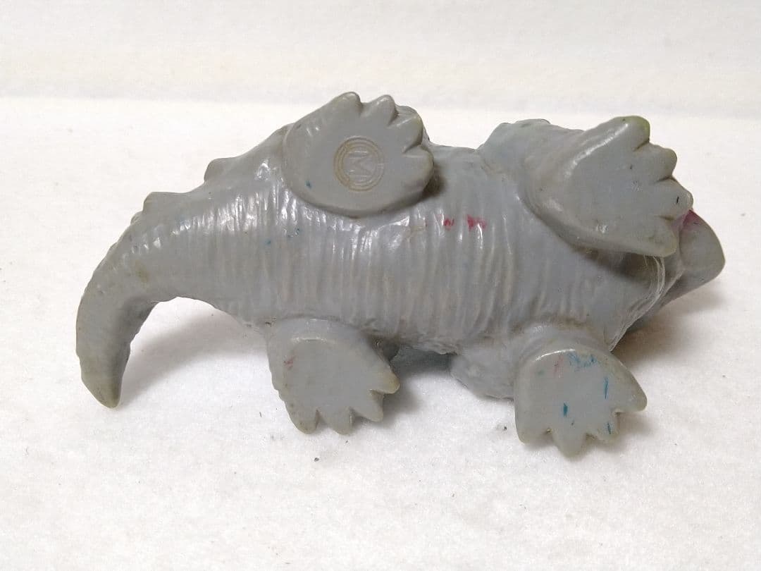 当時物 三浦トーイ トリケラトプス風怪獣 ソフビ