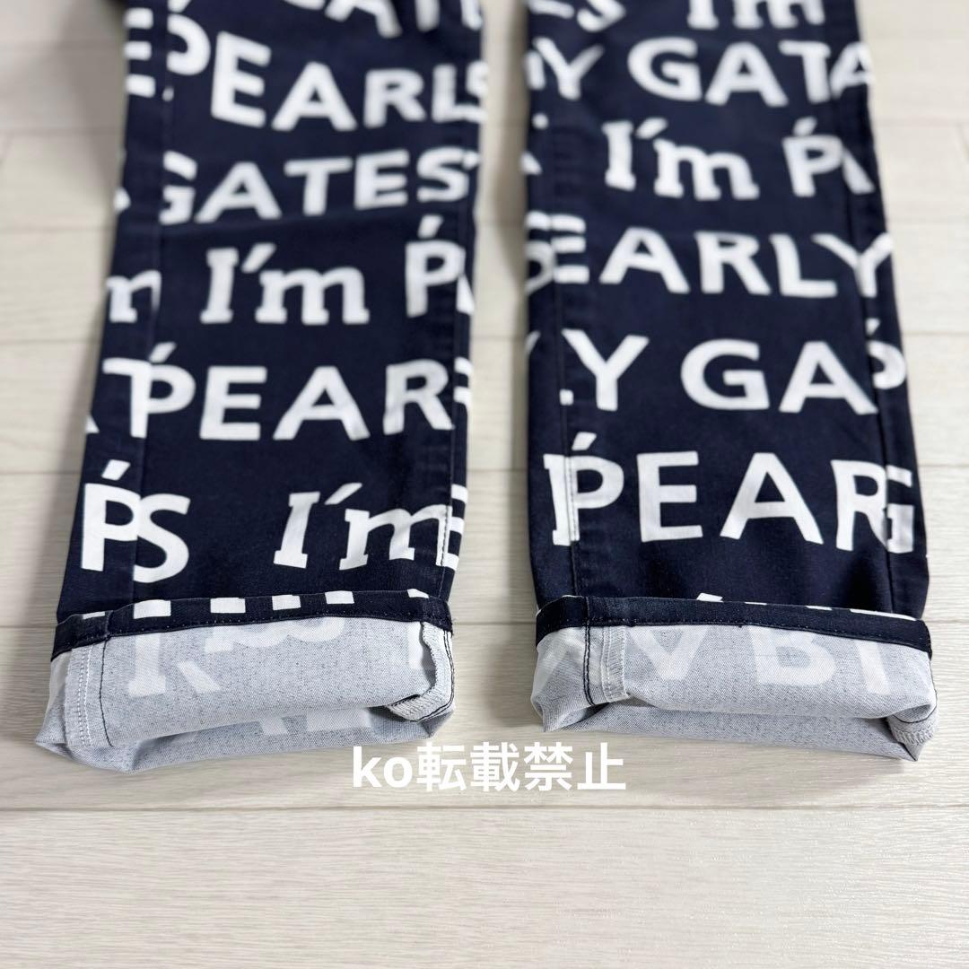 PEARLY GATES パーリーゲイツ 総柄 ロゴ ゴルフ パンツ サイズ1