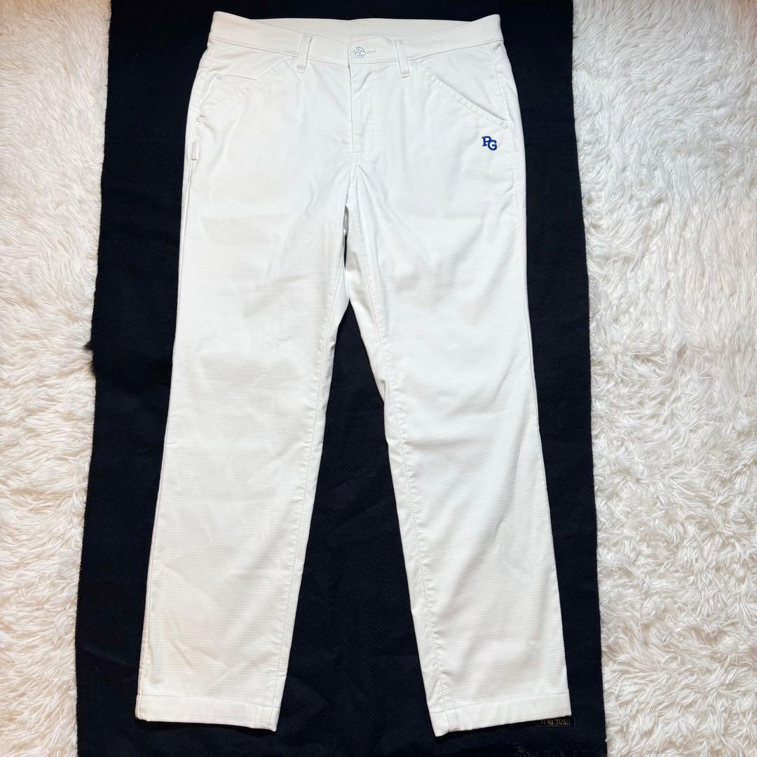 クレイジーソルト様美品 パーリーゲイツ 裏起毛 ストレッチパンツ 近年 リング