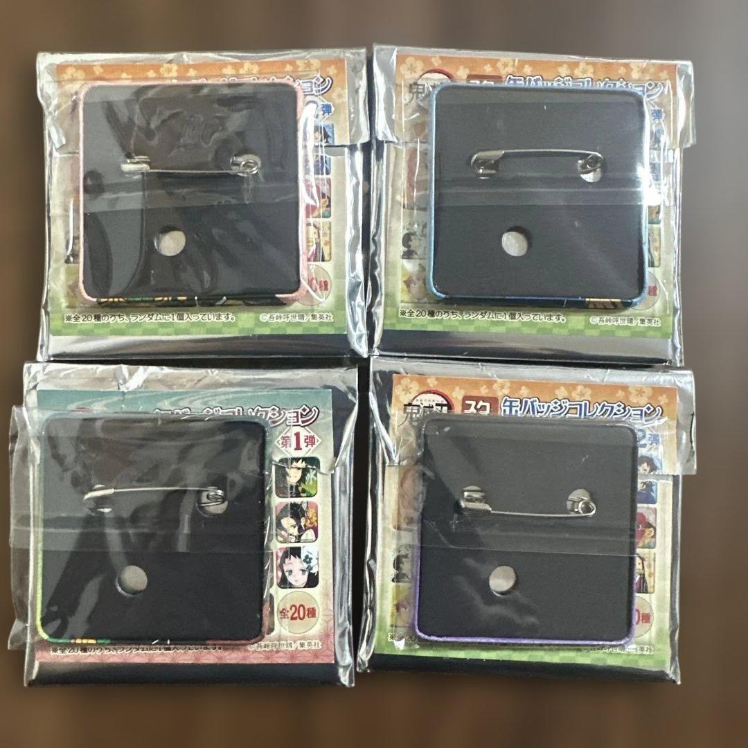 鬼滅の刃　ジャンプショップ　スクエア缶バッジ　アナザーカラー　義勇　3点　他