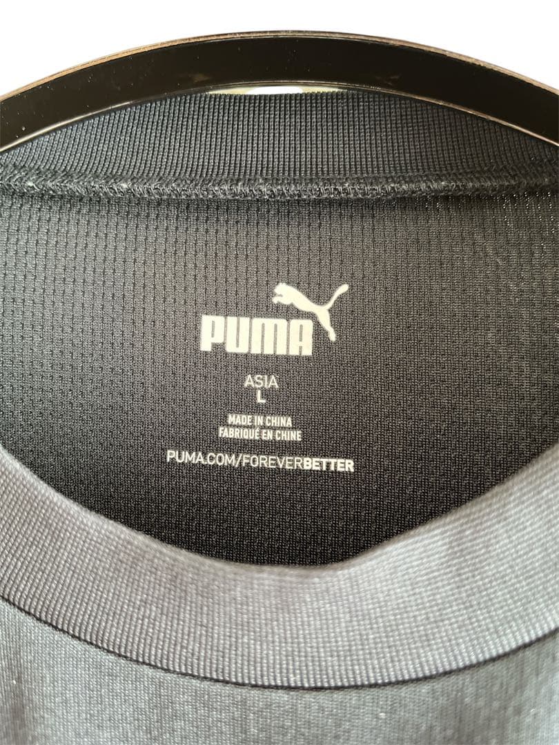 PUMA サッカージャージ　L 上下セットアップ ブラック