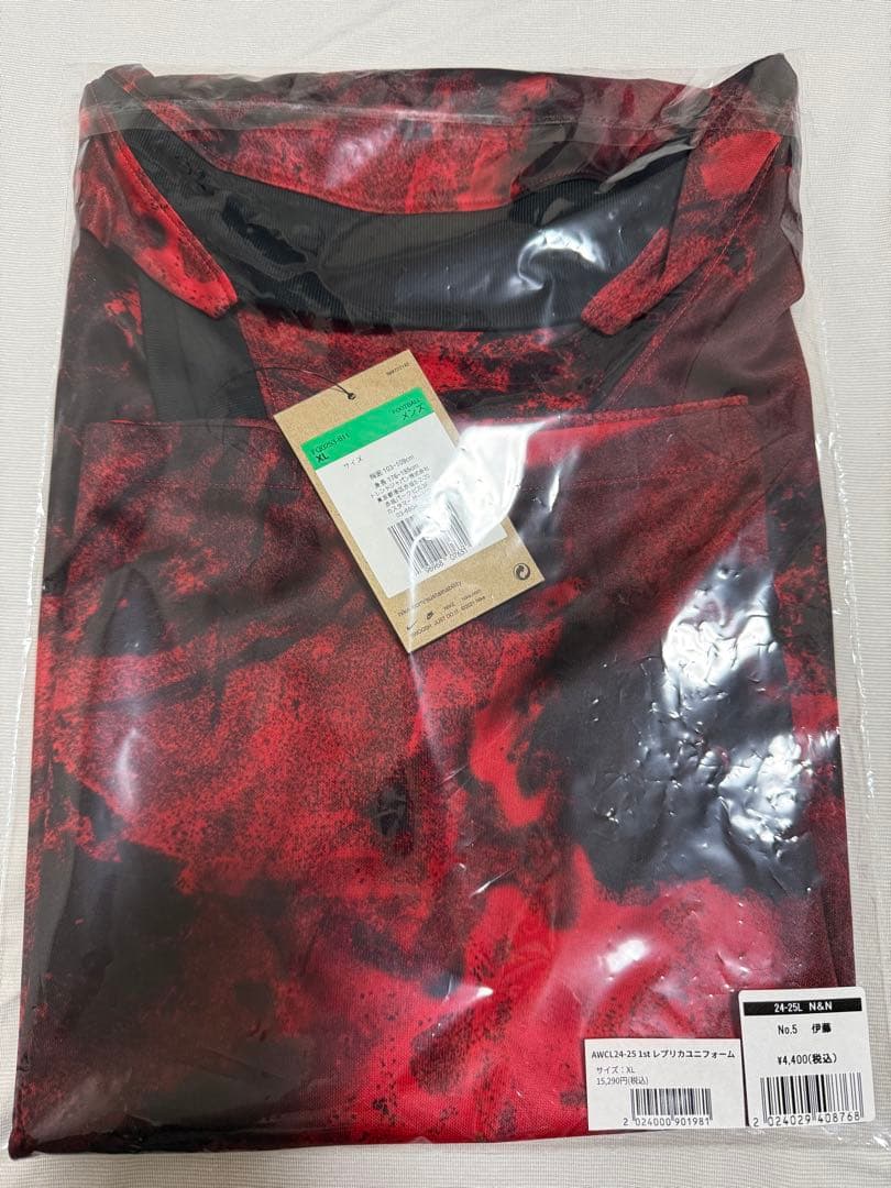 【新品】浦和レッズレディース24/25 AWCLユニフォーム 伊藤美紀 XL