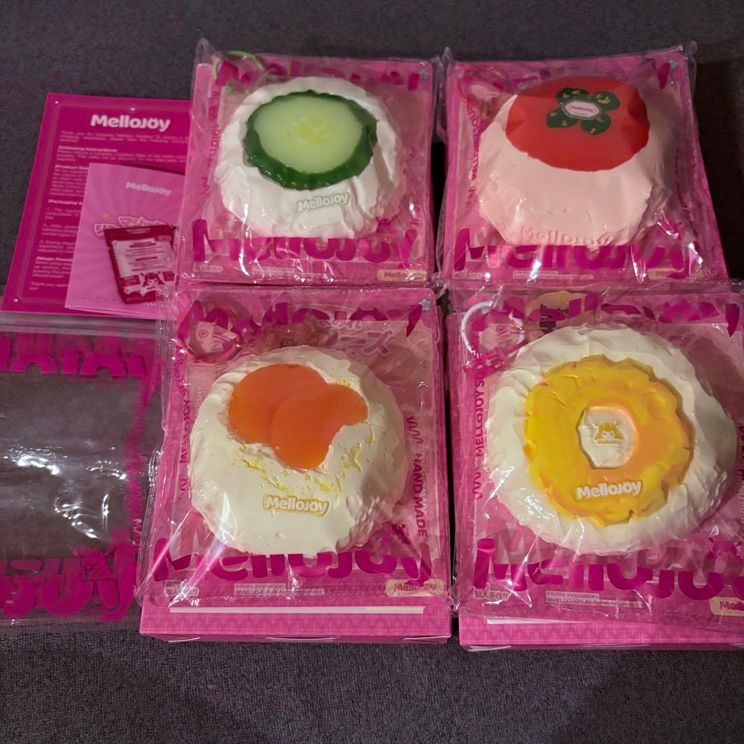 メロジョイ　大福　みかん　きゅうり　パイナップル　柿　4個　セット　新品未使用