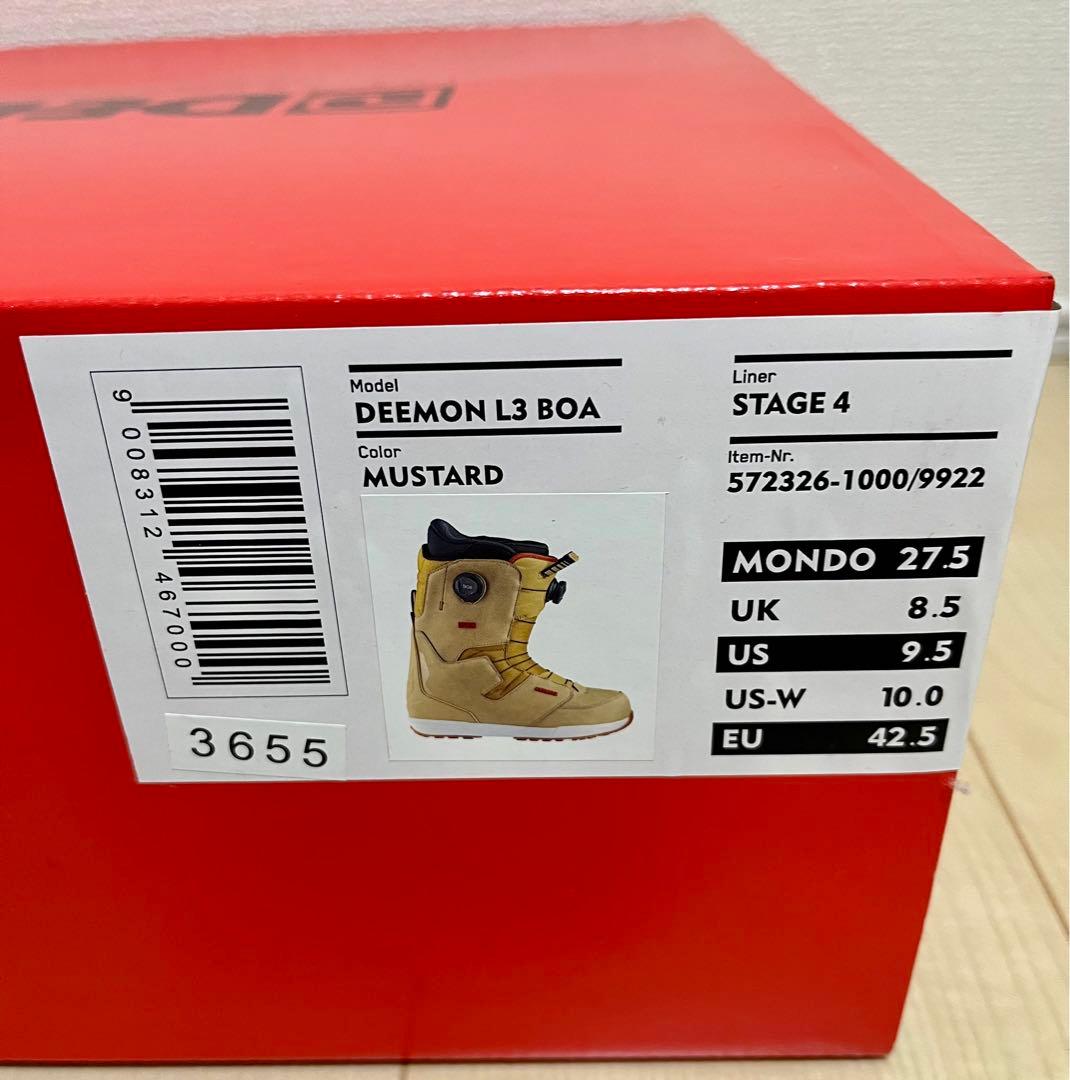 23-24 DEELUXE DEEMON L3 BOA 27.5センチ