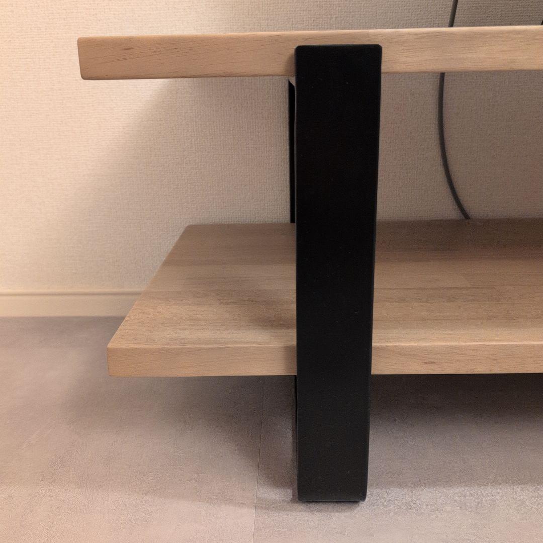 KANADEMONO THE TV BOARD ラバーウッドアッシュグレー