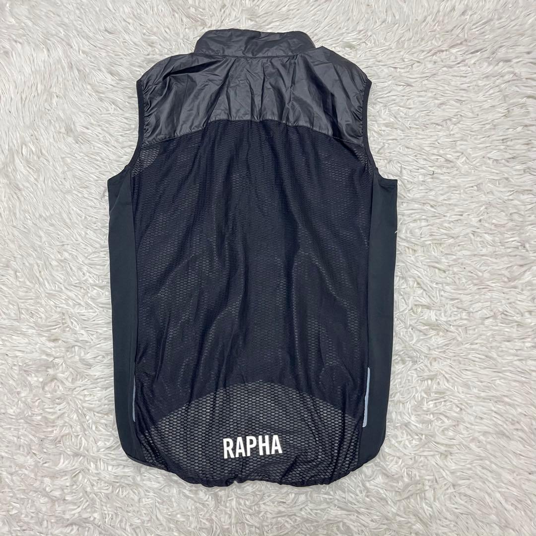 激レア ラファ Rapha ナイロンジャケット ベスト ジップ メッシュ 黒