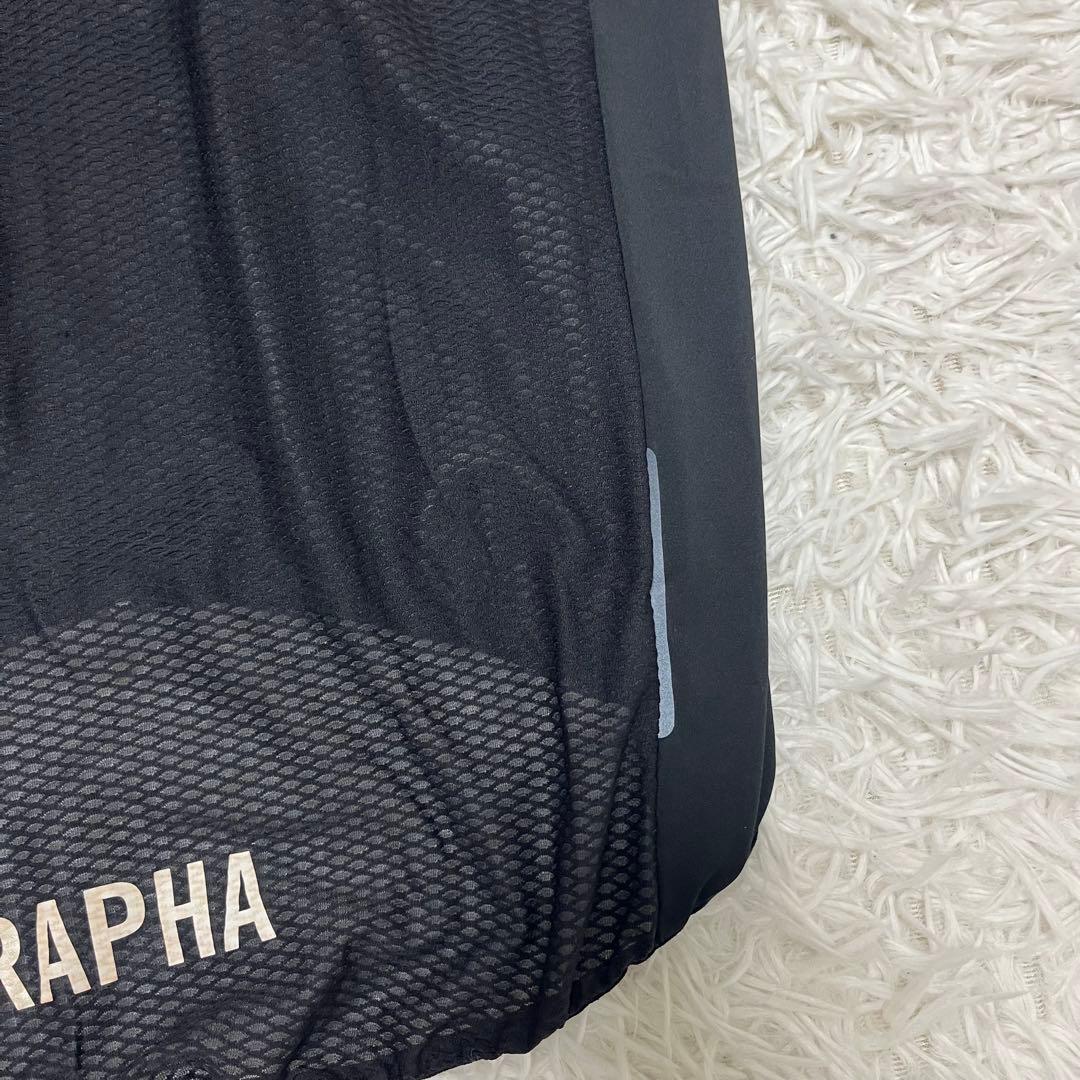 激レア ラファ Rapha ナイロンジャケット ベスト ジップ メッシュ 黒