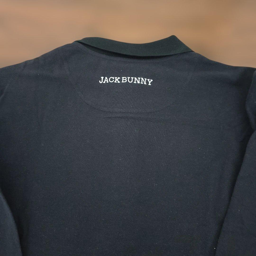 【新品タグ付き】 パーリーゲイツ Jack Bunny 長袖ポロシャツ ブラック
