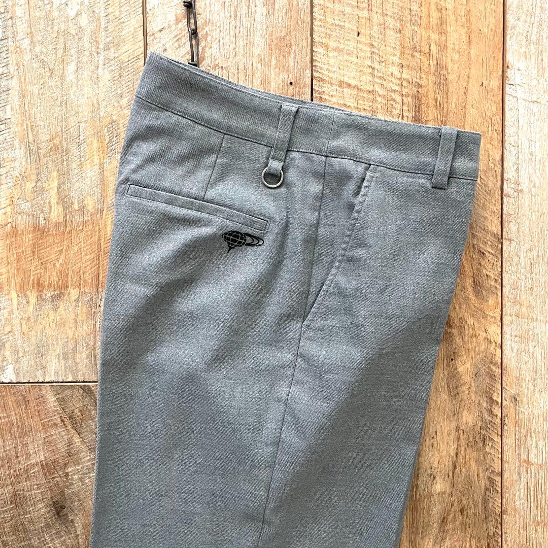 【美品】BEAMS GOLF ビームスゴルフ ワイド スラックス パンツ L