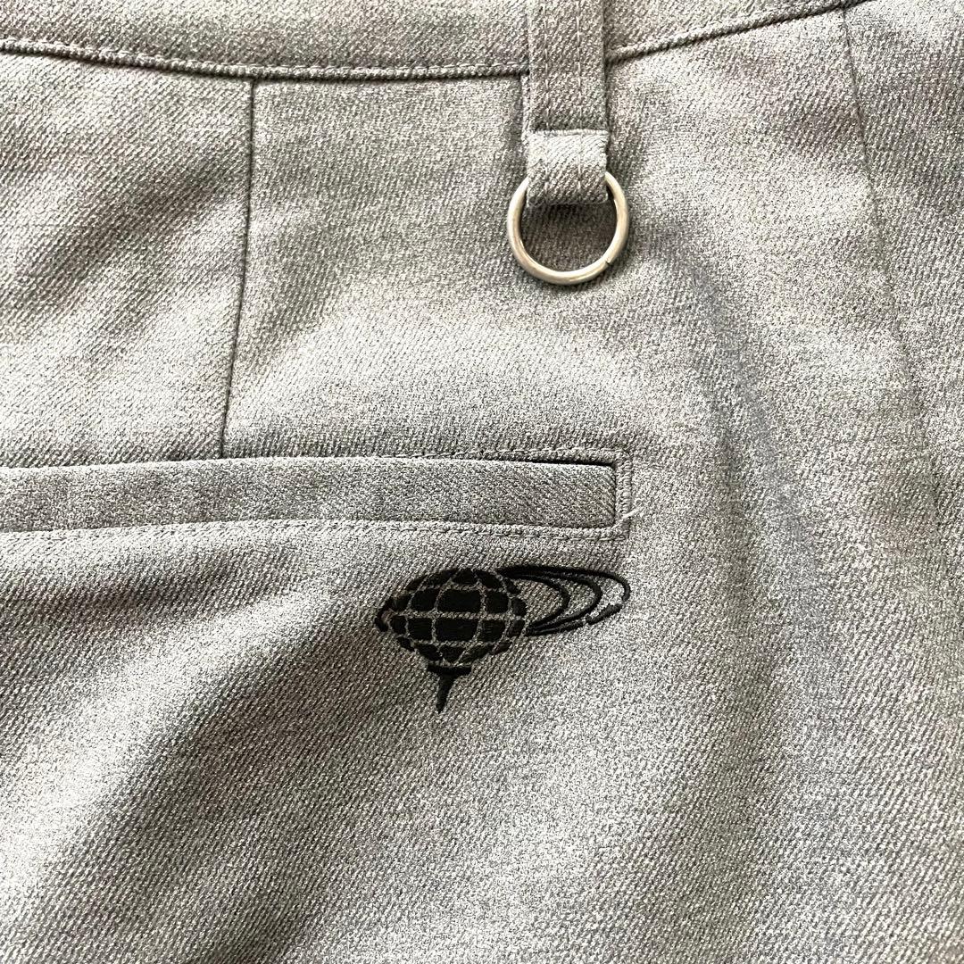 【美品】BEAMS GOLF ビームスゴルフ ワイド スラックス パンツ L