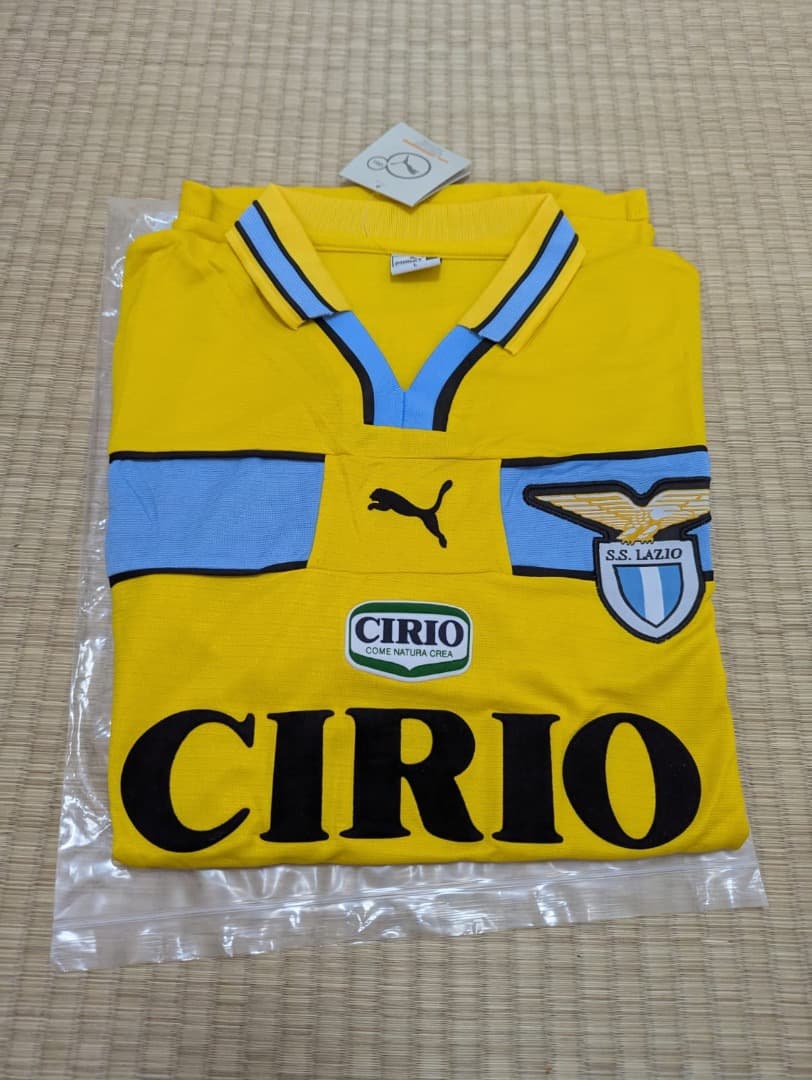 S.S. Lazio イエローシャツ Puma製 未使用