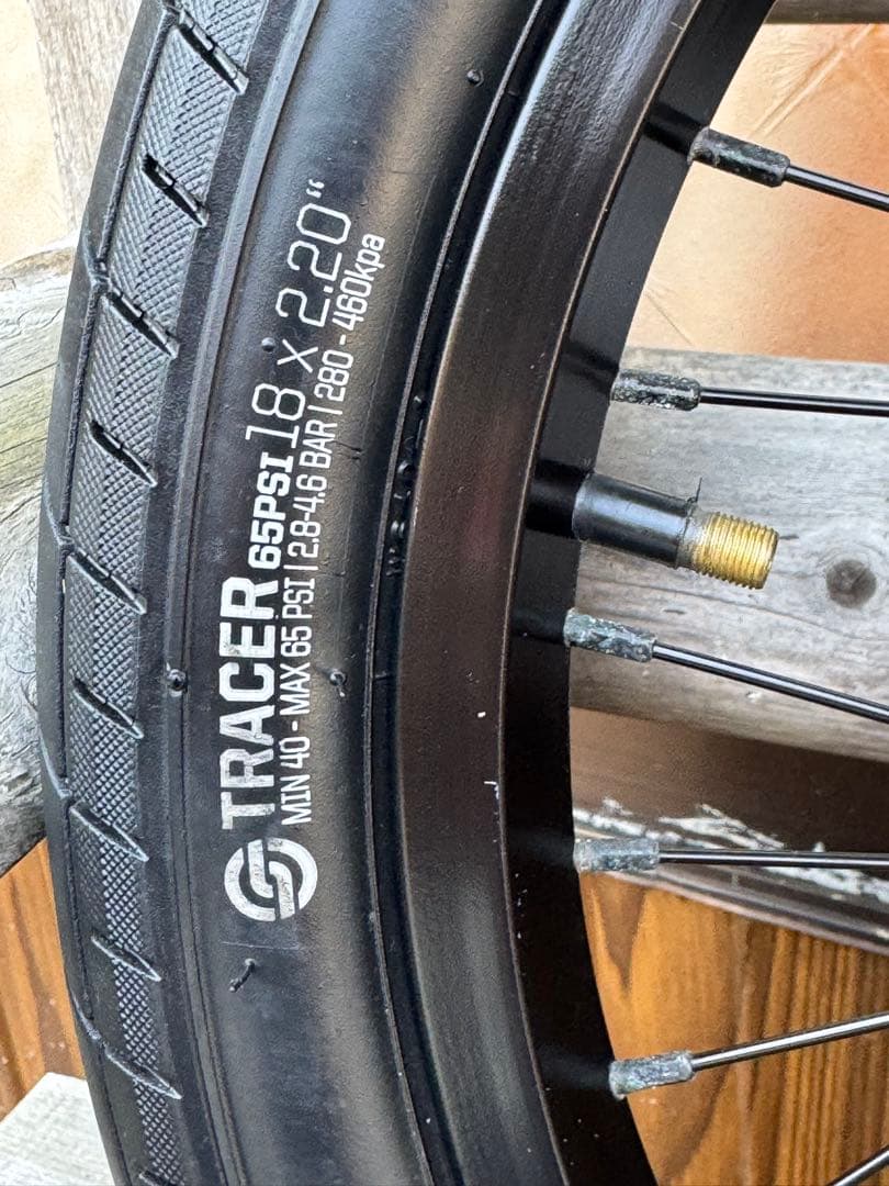BMX ホイールセット 18インチ
