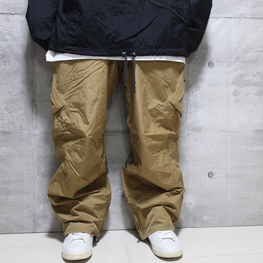 【極美品 高撥水 珍色】ミリタリー 極太カーゴ【M】BURTON スノーパンツ