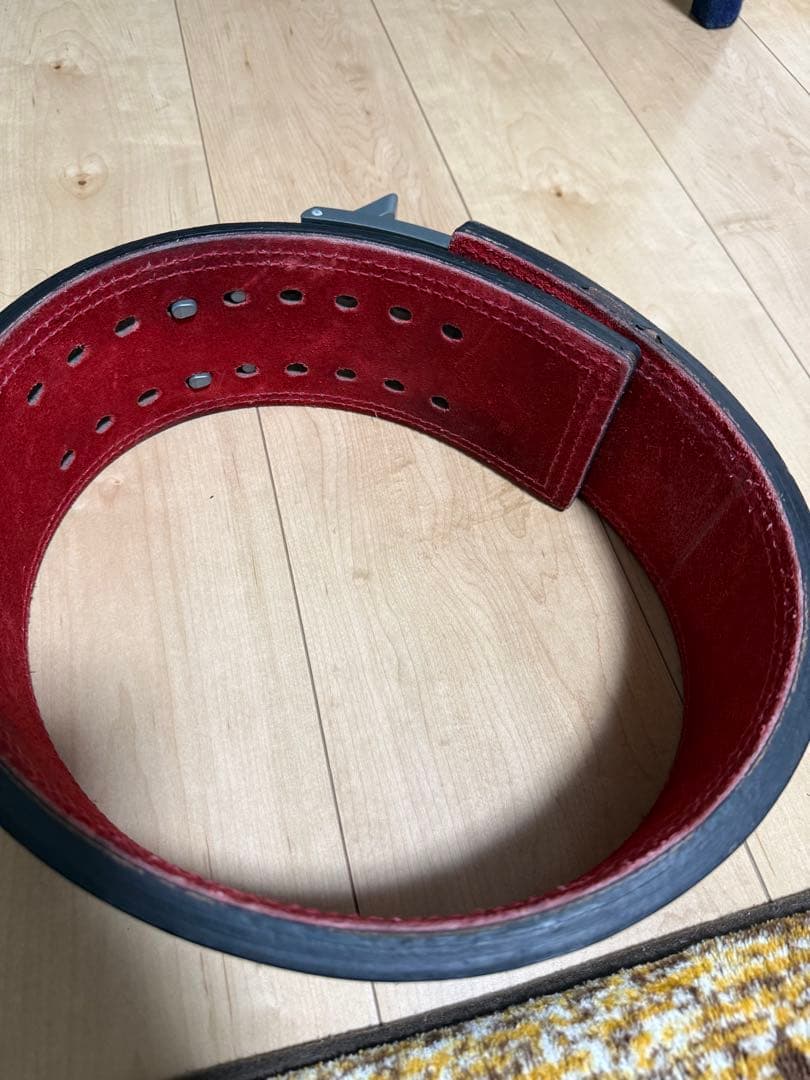 SBD パワーリフティングベルト 黒/赤13mm Mサイズ