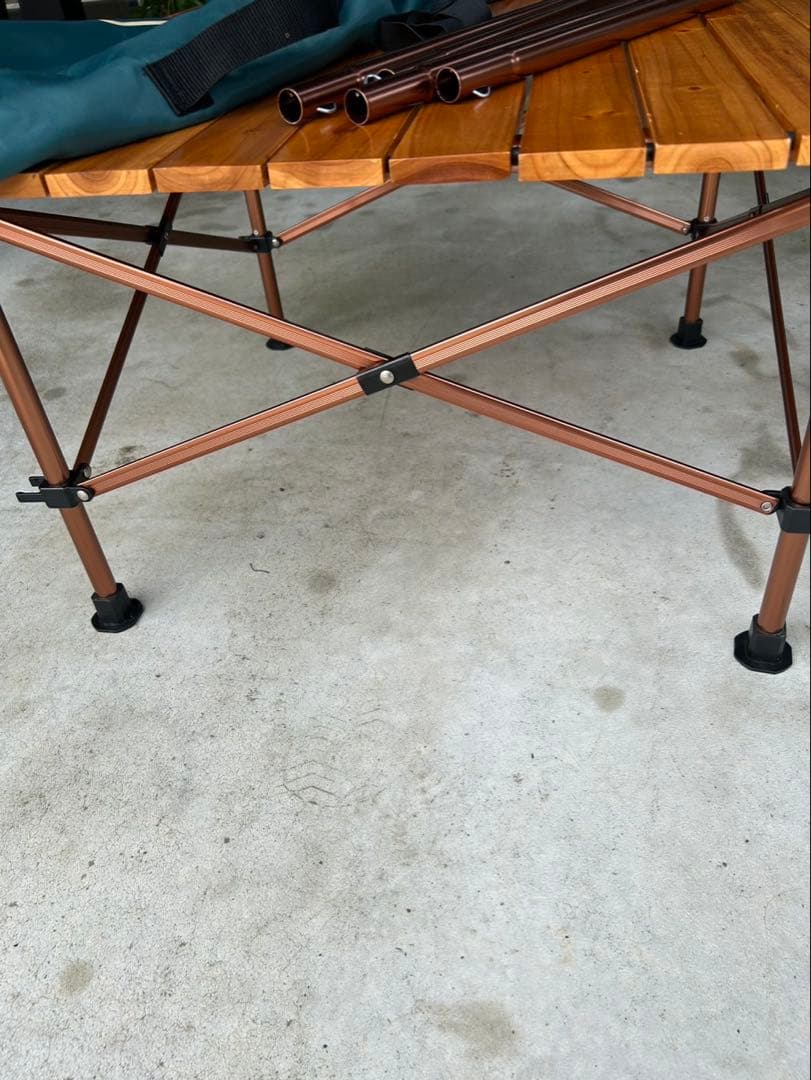 Coleman ナチュラルウッドロールテーブルクラシック65